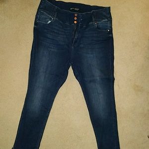 Simply Be high rise slim leg jeans